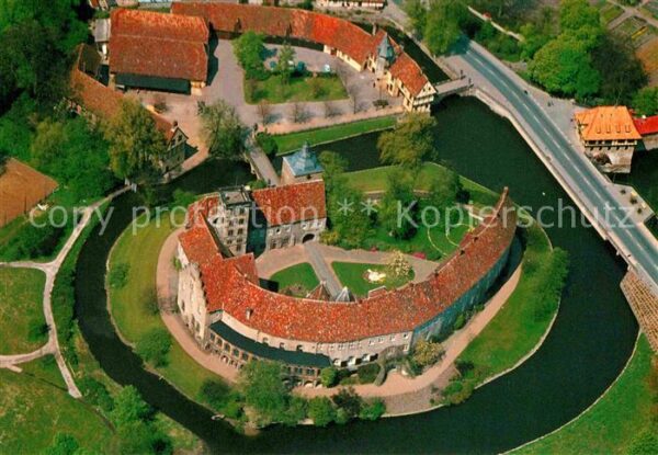 Burgsteinfurt Fürstliches Schloss Fliegeraufnahme
