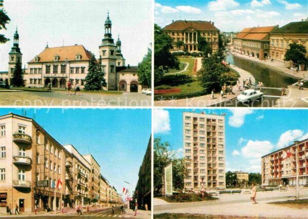 Kielce Palac Ulice Plac Palast Strassenpartie