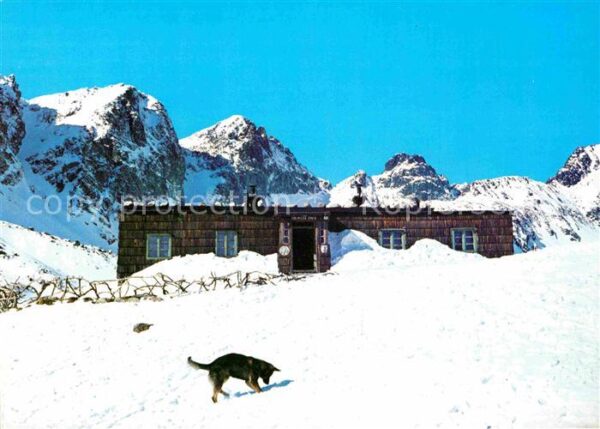 Vysoke Tatry Zbojnicka chata Berghaus Hohe Tatra Sch