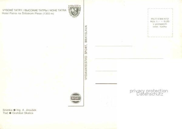 Vysoke Tatry Hotel Patna na Strbskom Plese Berghotel – Bild 2