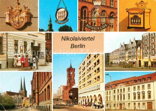 Berlin Nikolaiviertel Hauptstadt der DDR