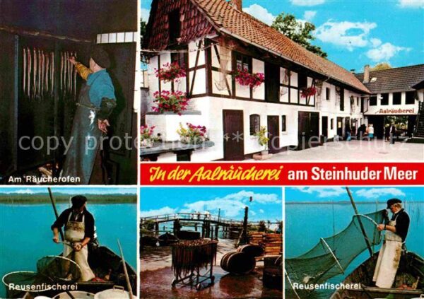 Steinhuder Meer Aalräucherei Reusenfischerei