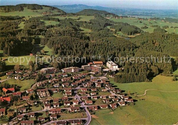 Hopfen See Enzensberg mit Hotel und Kurklinik Flie