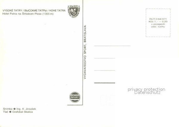 Strbske Pleso Hotel Patria Hohe Tatra – Bild 2