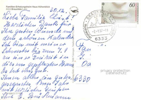Braunfels Familien Erholungsheim Haus Höhenblick – Bild 2