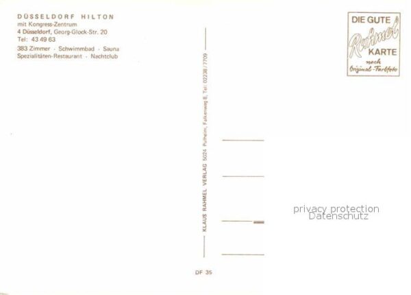 Duesseldorf Hilton Hotel – Bild 2