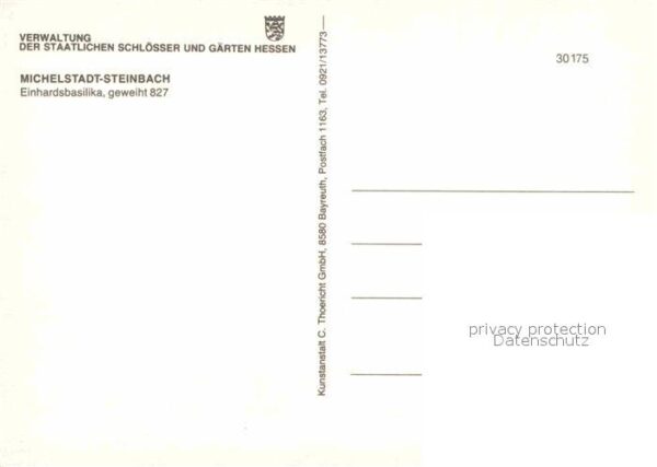 Steinbach Michelstadt Einhardsbasilika Fliegeraufnahme – Bild 2