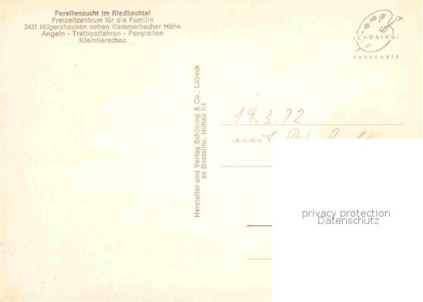 Hilgershausen Witzenhausen Forellenzucht im Riedbachtal Freizeitze – Bild 2