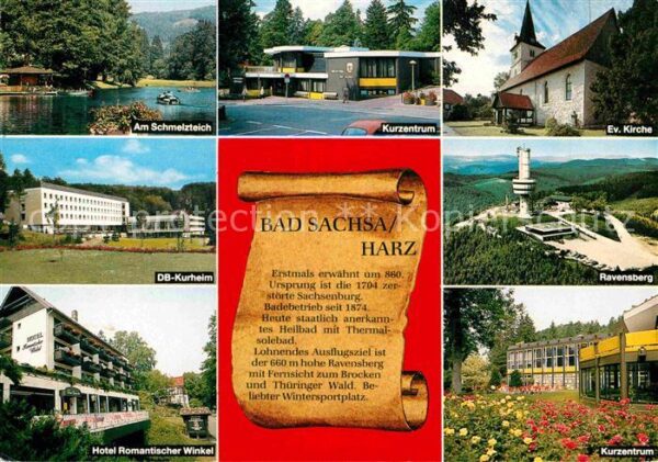 Bad Sachsa Harz Schmelzteich DB Kurheim Hotel Kurzentru