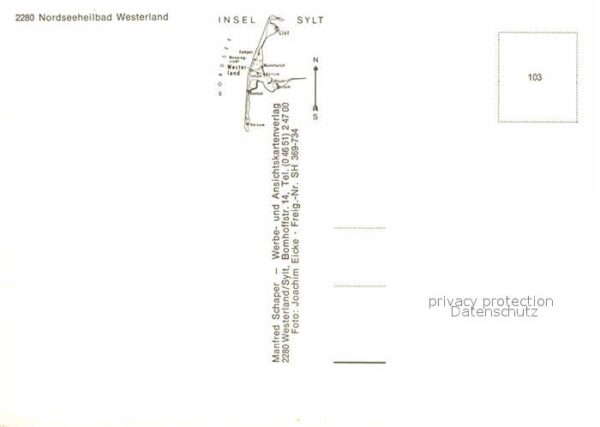 Westerland Sylt Nordseeheilbad Fliegeraufnahme – Bild 2