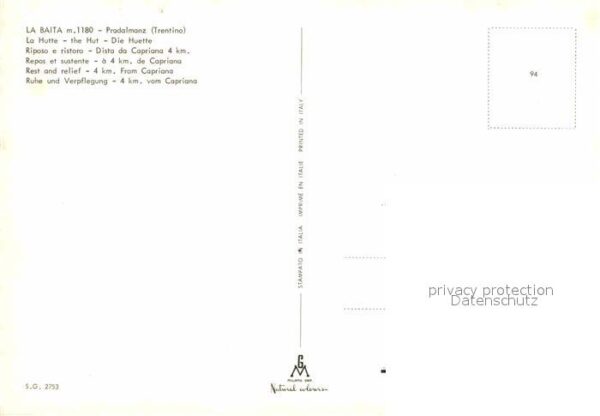 Capriana La Baita Pradalmanz Berghütte – Bild 2