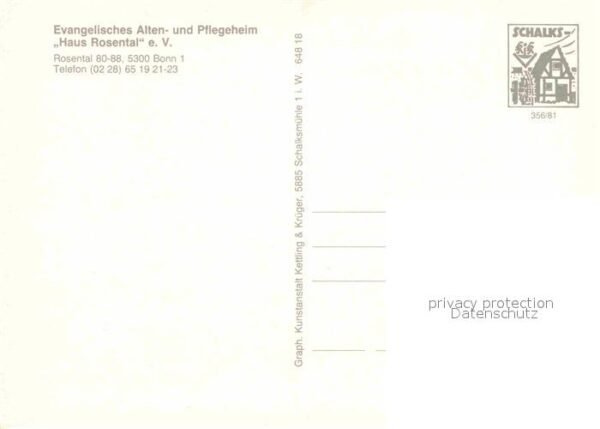 Bonn Rhein Evang. Alten und Pflegeheim Haus Rosent – Bild 2