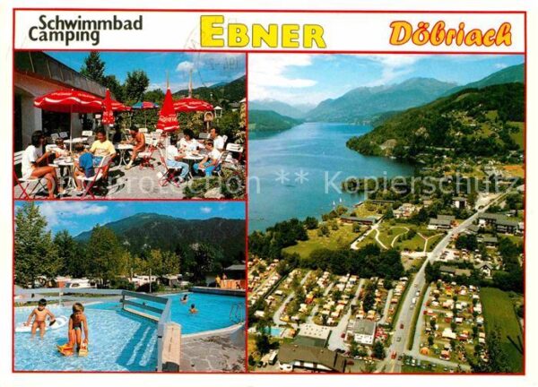 Doebriach Millstaettersee Schwimmbad Camping Ebner Alpen Fliegera