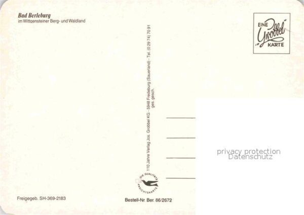 Berleburg Bad Schloss Wittgensteiner Berg und Waldlan – Bild 2