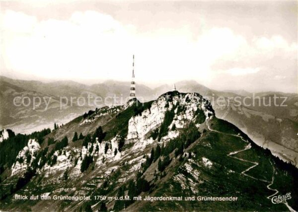 Gruenten Sender Jägerdenkmal Luftaufnahme