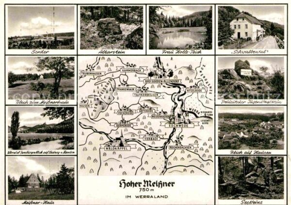 Hessisch Lichtenau Hoher Meißner Sender Altarstein Seestei