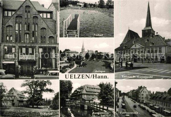 Uelzen Lueneburger Heide Freibad Marienkirche Fischerhof Gildeha