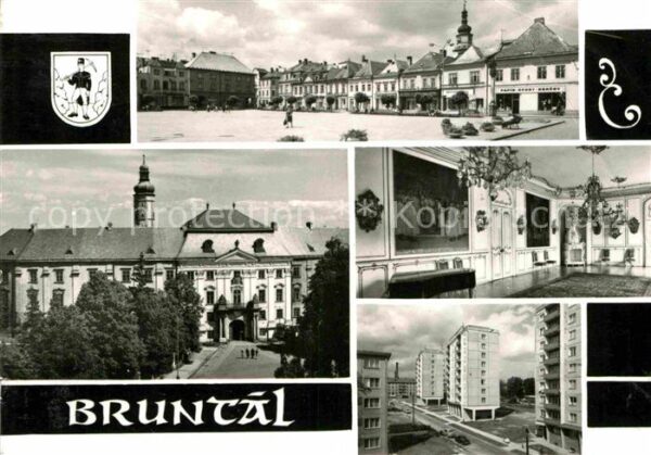 Bruntal Freudenthal Czechia Marktplatz Schloss Neubauten