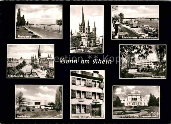 Bonn Rhein Münsterplatz Bundeshaus Villa Hammersch