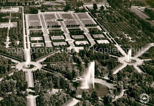 Hannover Herrenhäuser Garten Luftaufnahme