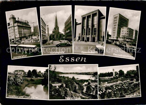 Essen Ruhr Baldeneysee Opernhaus Kurienplatz Hande
