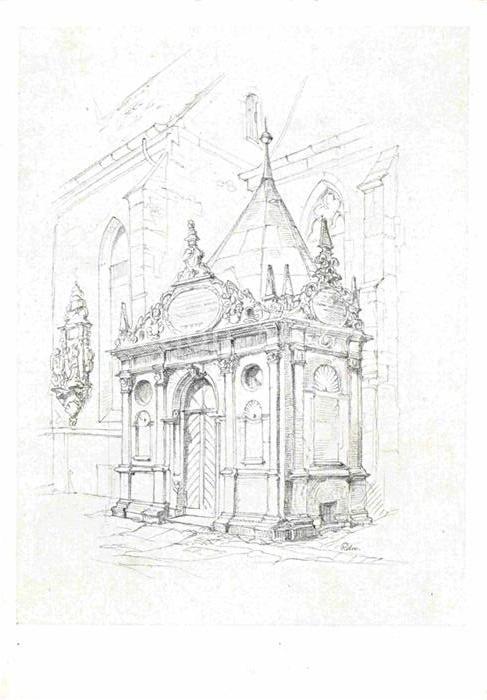 Hannover Duve Kapelle Künstlerkarte Wilhelm Rede