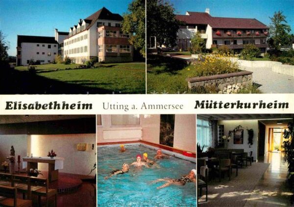 Utting Ammersee Elisabethheim Mütterkurheim Schwimmbad