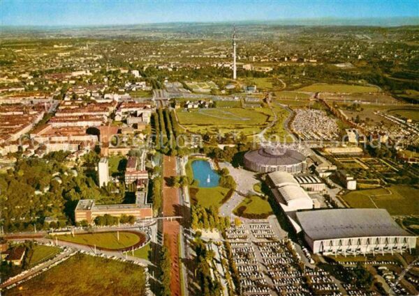 Dortmund Westfalenhalle Florianturm Luftaufnahme