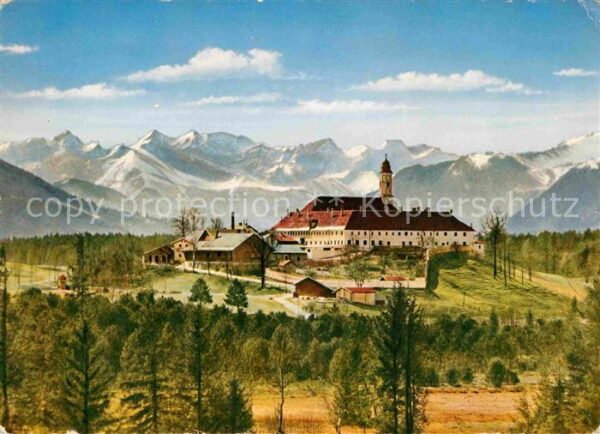 Reutberg Kloster Künstlerkarte Benediktenwand Blomberg