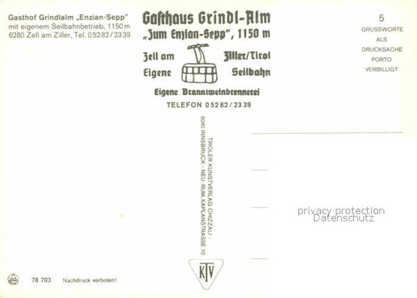 Zell Ziller Tirol Gasthof Grindlalm Enzian Sepp Winter – Bild 2