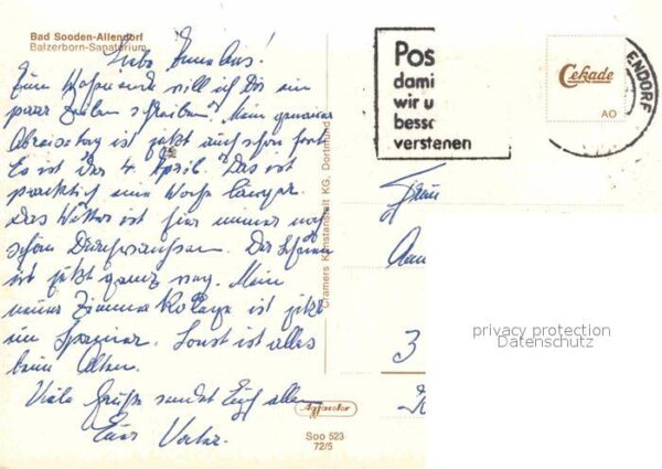Sooden-Allendorf Bad BalzerSanatorium – Bild 2