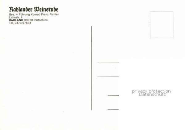 Partschins Parcines Rablander Weinstube – Bild 2