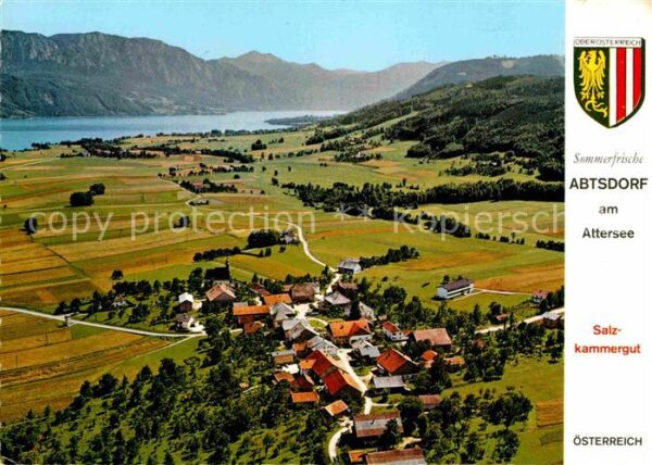 Abtsdorf Oesterreich Attersee Luftaufnahme