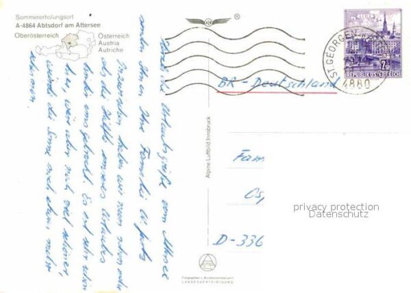 Abtsdorf Oesterreich Attersee Luftaufnahme – Bild 2