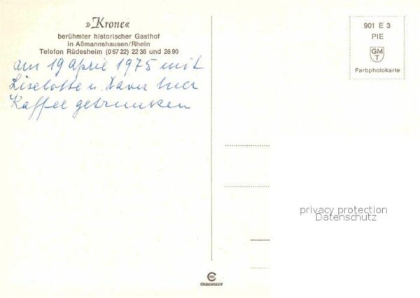 Assmannshausen Gasthof Krone – Bild 2