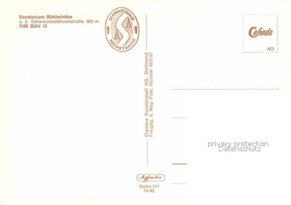 Buehl Baden Sanatotium Bühlerhöhe – Bild 2