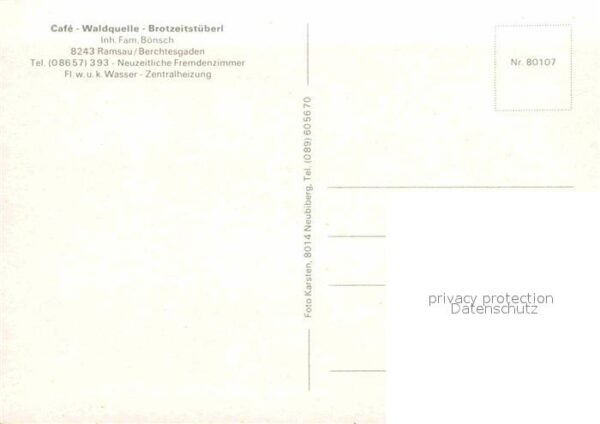 Ramsau Berchtesgaden Wasserspiele Cafe Waldquelle Zwergengar – Bild 2