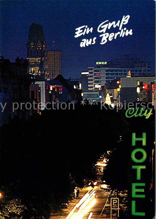 Berlin City Hotel Nachtaufnhame
