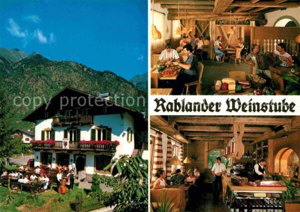 Partschins Parcines Rablander Weinstube