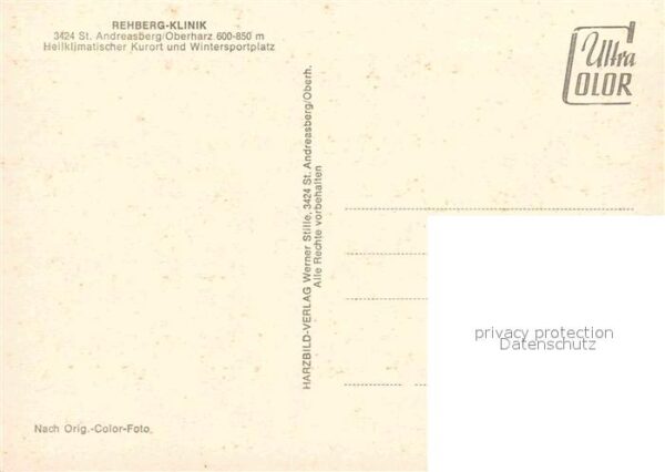 St Andreasberg Harz Rehberg Klinik – Bild 2