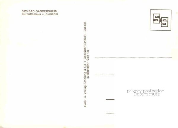 Bad Gandersheim Kurmittelhaus Kurklinik – Bild 2