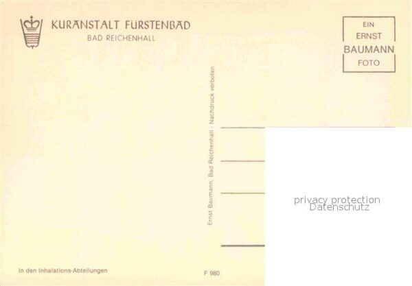 Bad Reichenhall Kuranstalt Fürstenbad – Bild 2