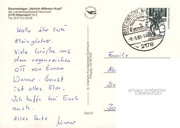 Otterndorf Niederelbe Sommerlager Hinrich Wilhelm Kopf Luftbi – Bild 2
