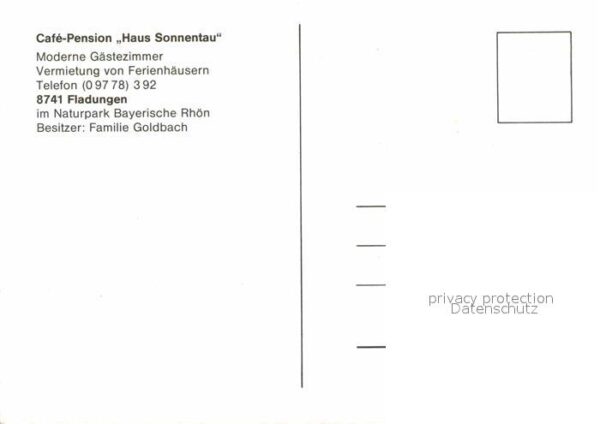 Fladungen Cafe Pension Sonnentau Panorama – Bild 2