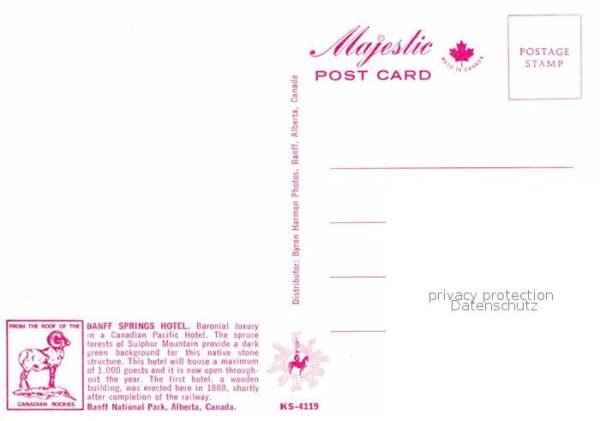 Alberta  Banff Springshotel – Bild 2
