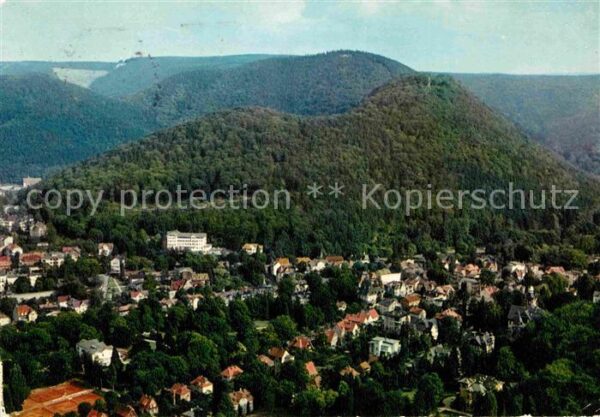 Harzburg Bad Luftaufnahme Sanatorium Burgberg