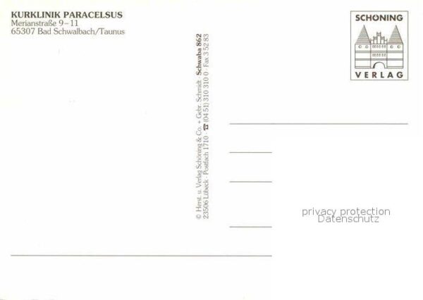 Schwalbach Bad Kurklinik Paracelsus – Bild 2