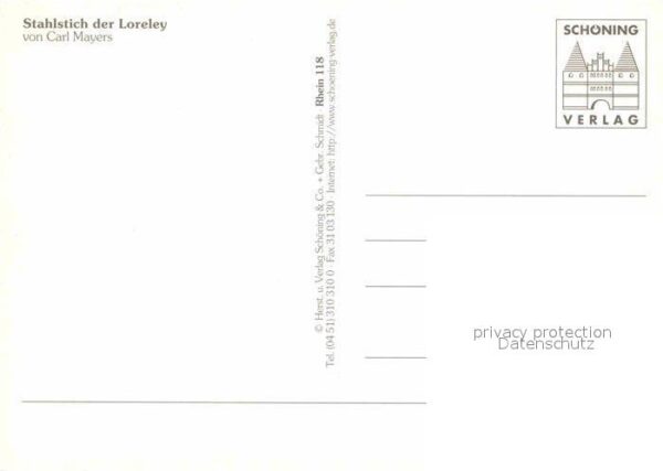 Loreley Lorelei Stahlstich Carl Mayers Lied – Bild 2