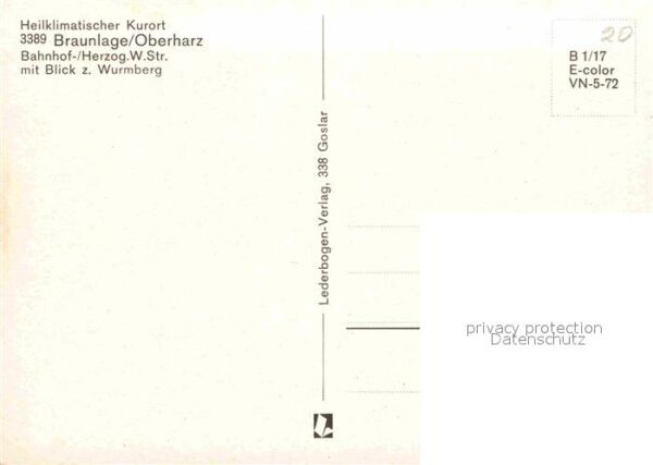 Braunlage Bahnhofstraße Wurmberg Springschanze – Bild 2