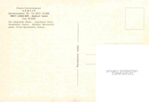 Lana Meran Pension Arquin – Bild 2